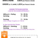 Preise und Öffnungszeiten - Minigolf Platz Oberstaufen